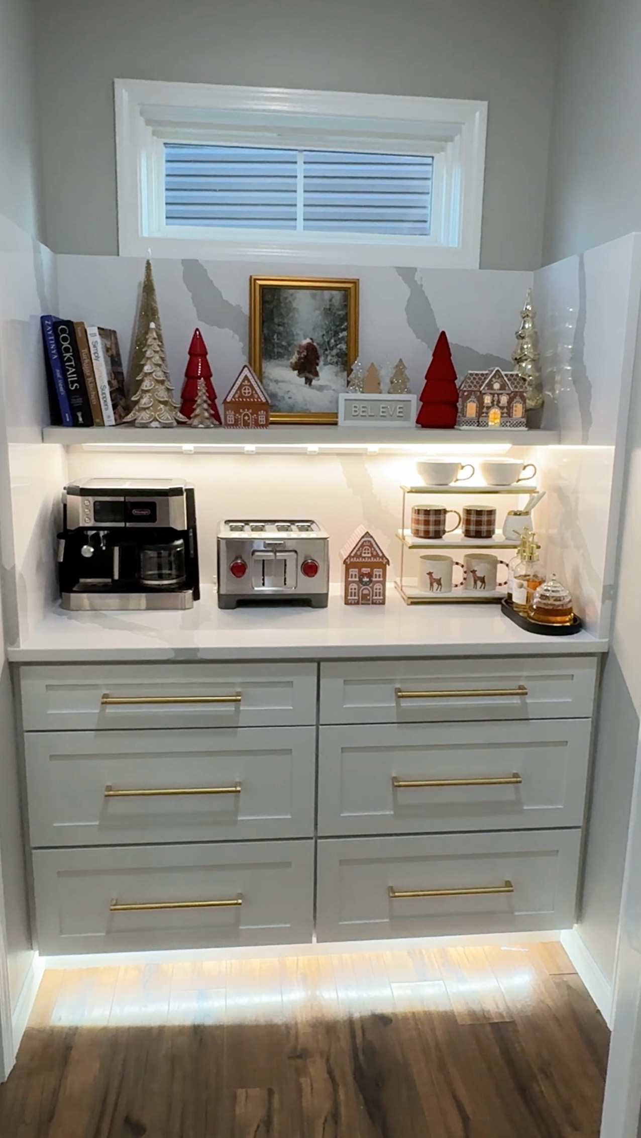 Christmas coffee station. Kept it clean and simple shop items below 👇🏽

Coffee bar Christmas decor home decor 

#LTKHoliday #LTKHome #LTKSaleAlert