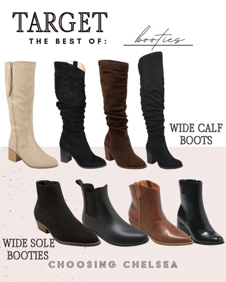 Booties - fall fashion - wife calf booties - wide sole booties - fall shoes - boots

#LTKHoliday #LTKunder100 #LTKshoecrush