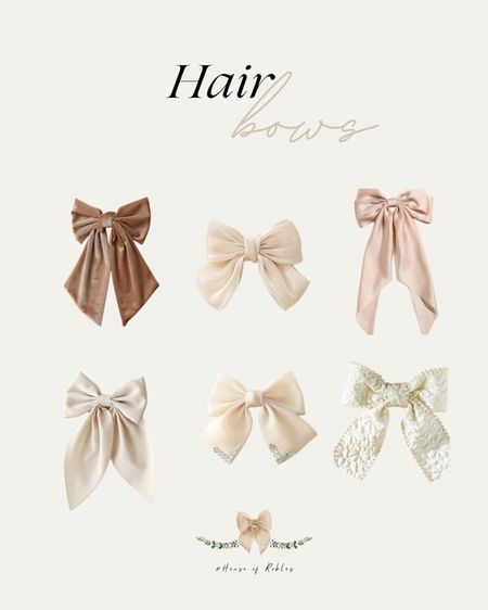 Super Cute on trend hair bows! You can wear them with anything #bows #hairtips #hairbow #hairbeauty


#LTKSeasonal #LTKHoliday #LTKbeauty