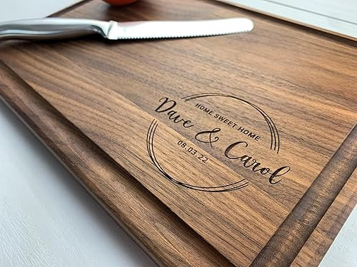 Personalized Cutting Board, Engraved Cutting Board, Couples Gift, Wedding Gift, Engagement Gift, ... | Amazon (CA)