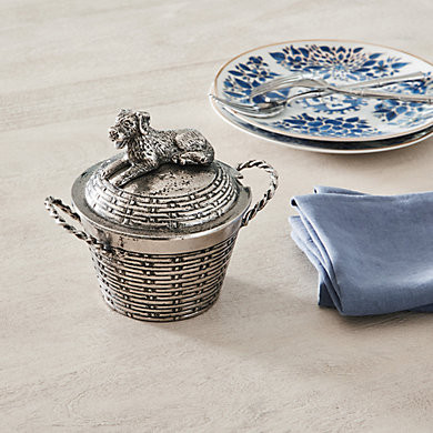 Bunny Williams Dog Statue Condiment Server | Ballard Designs, Inc.