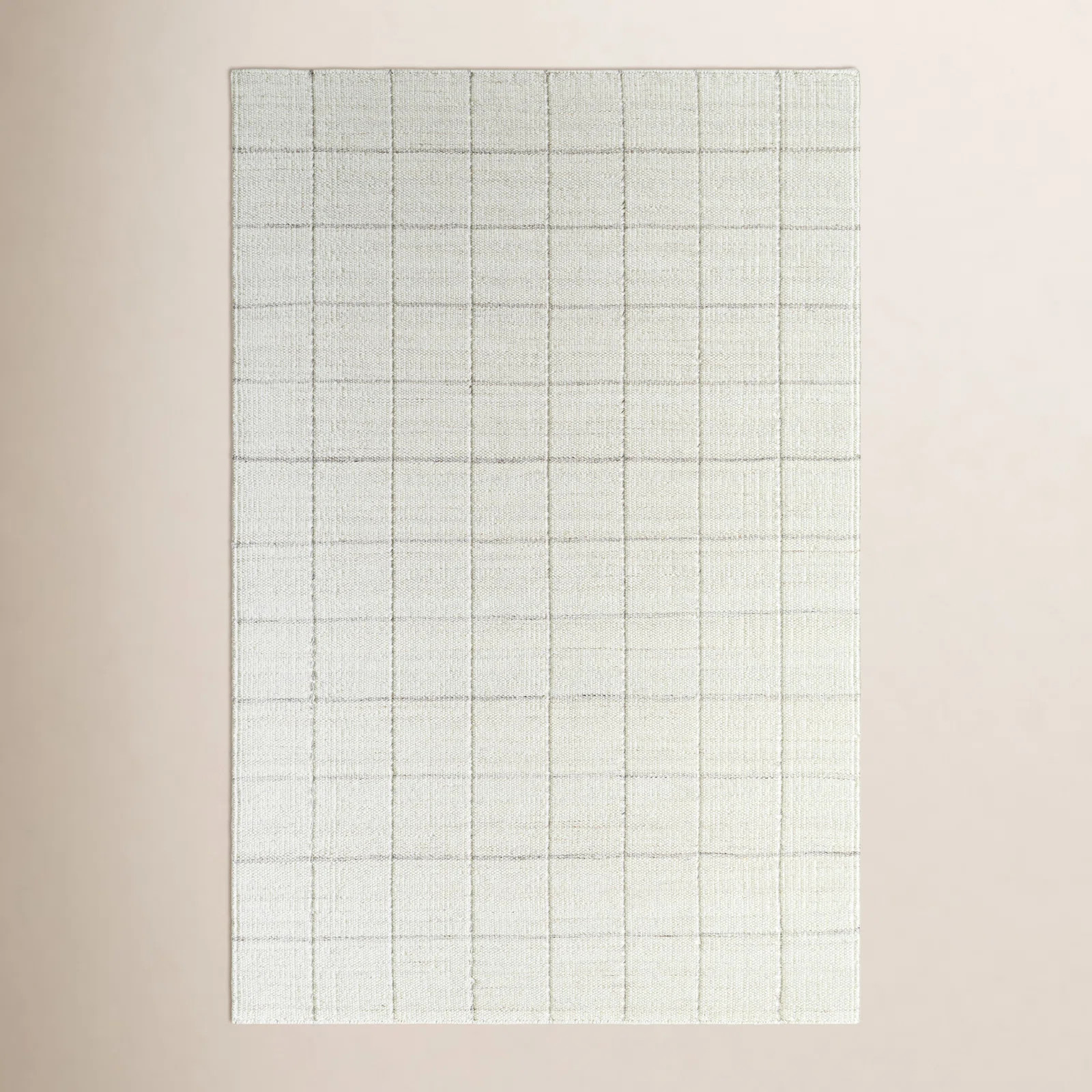 Lavande Geometric Wool Area Rug in Ivory/Gray | Wayfair North America