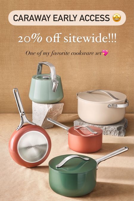 Gift Guide : Kitchen Edition ❤️ Caraway Cookware Sale!! 20% off sitewide! One of my favorites 🤩 

#LTKhome #LTKHoliday #LTKSeasonal