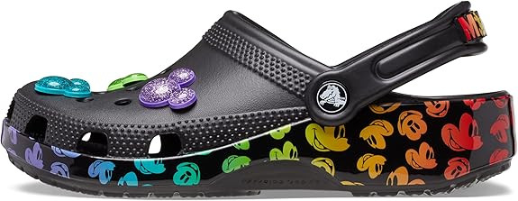Crocs Unisex-Adult Men's and Women's Classic Disney Rainbow Celebration Clog | Amazon (US)