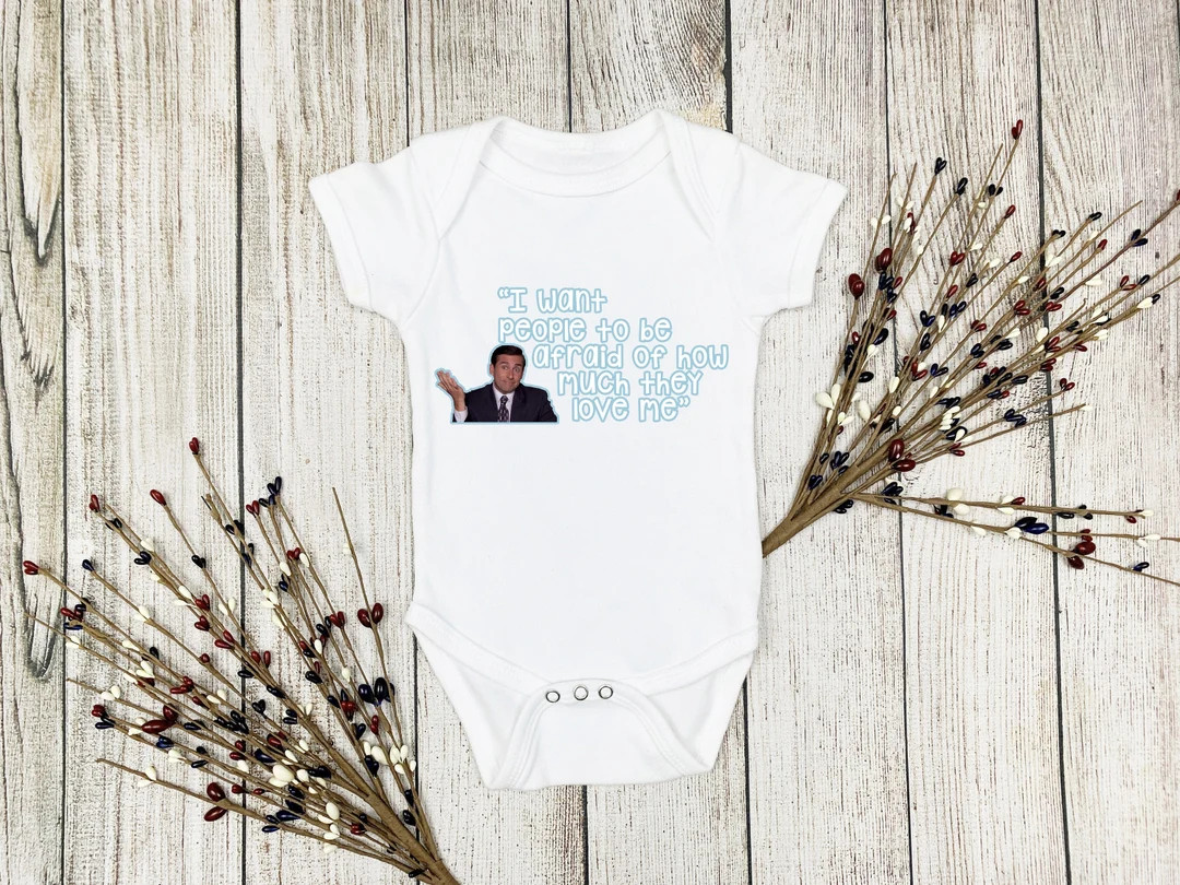 The Office Baby Onesie® Funny Baby Onesie® Michael Scott, The Office, Baby Onesie®, The Office... | Etsy (US)