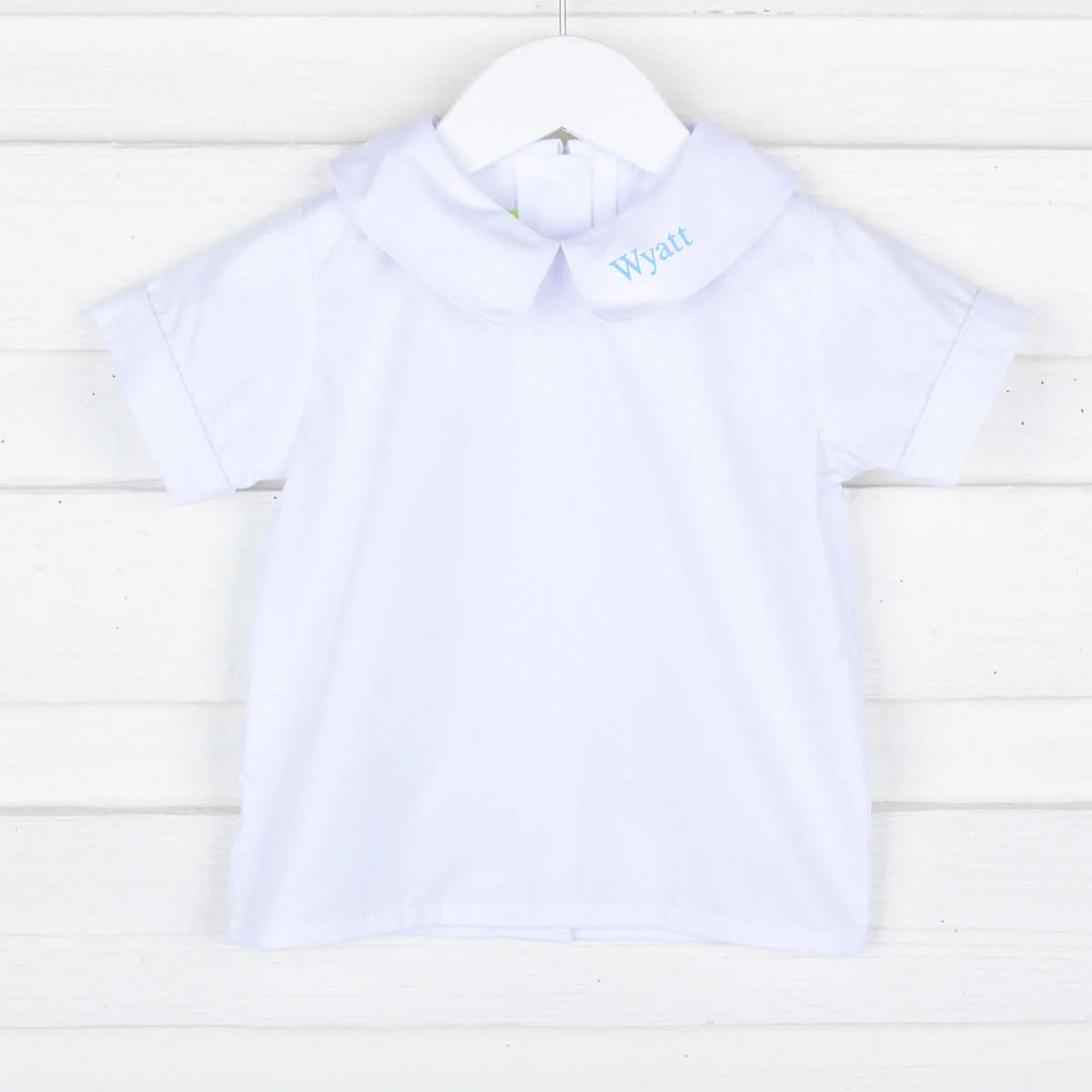 Boys White Short Sleeve Undershirt | Classic Whimsy