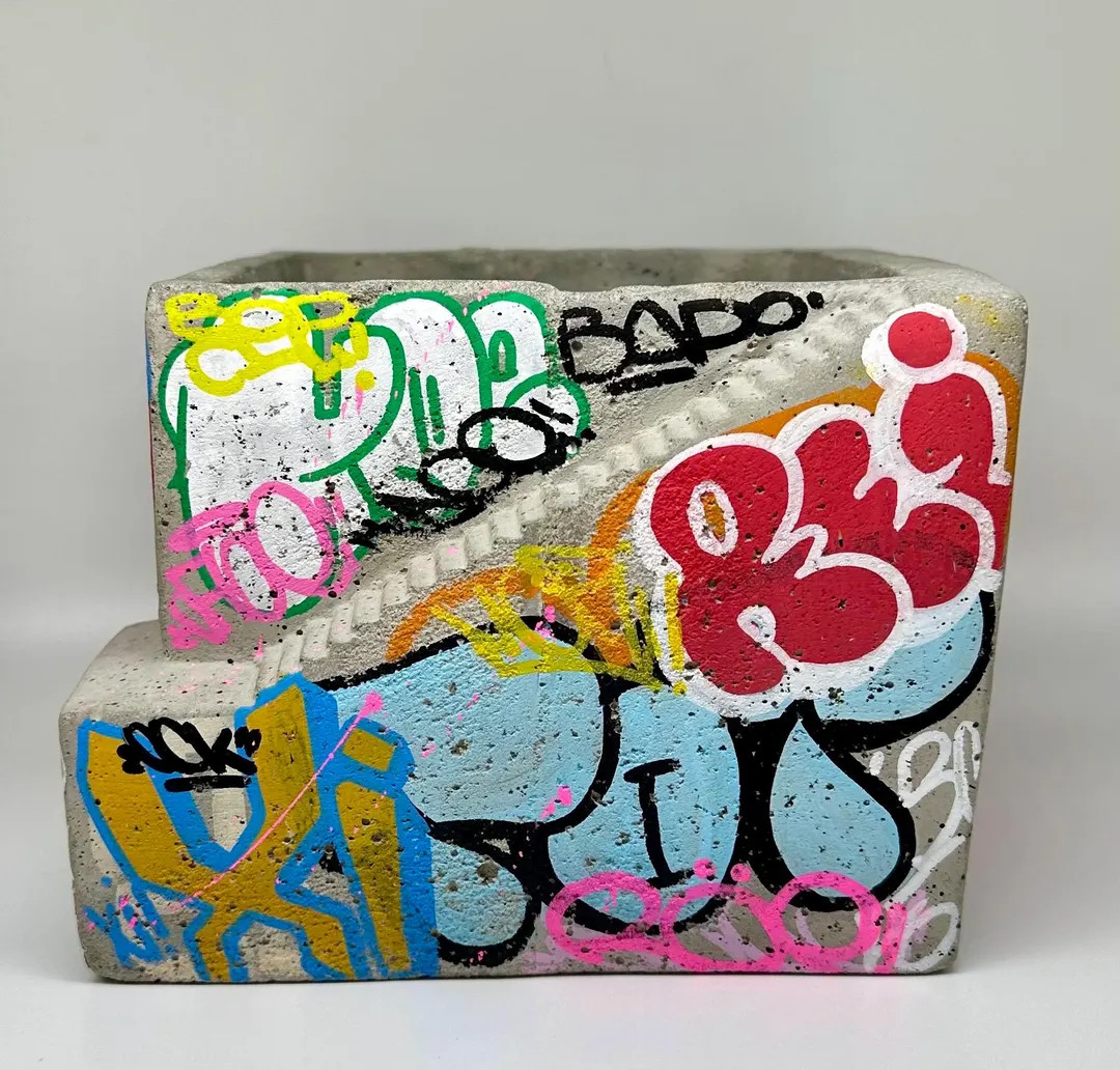 Planter / Graffiti Planter / Handmade Gift / Unique Gift / Personalized Gift / Gifts for Her / Gi... | Etsy (US)