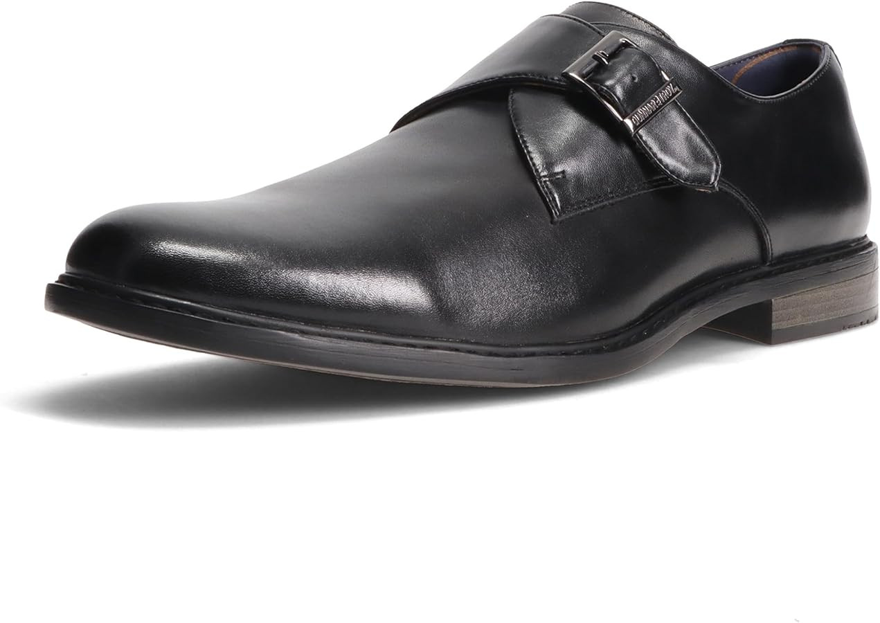 Gunnar and Troy Maverick Mens Dress Shoes Oxford | Single Monk Strap Dress Shoes for Men | Classi... | Amazon (US)