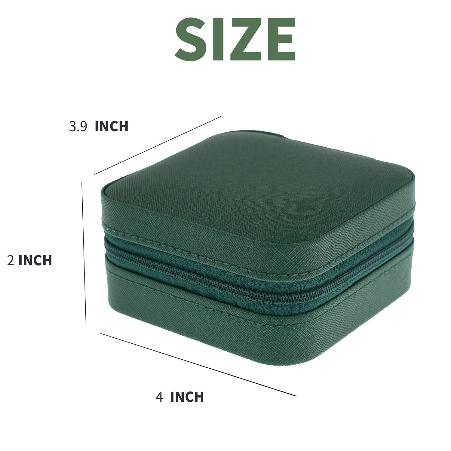 KElofoN Travel Jewelry Case and Organizer with Mirror - Gift for Women and Girls | Amazon (US)