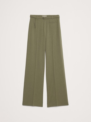 Mid-Rise Wide-Leg City Stretch Pant | Banana Republic (US)