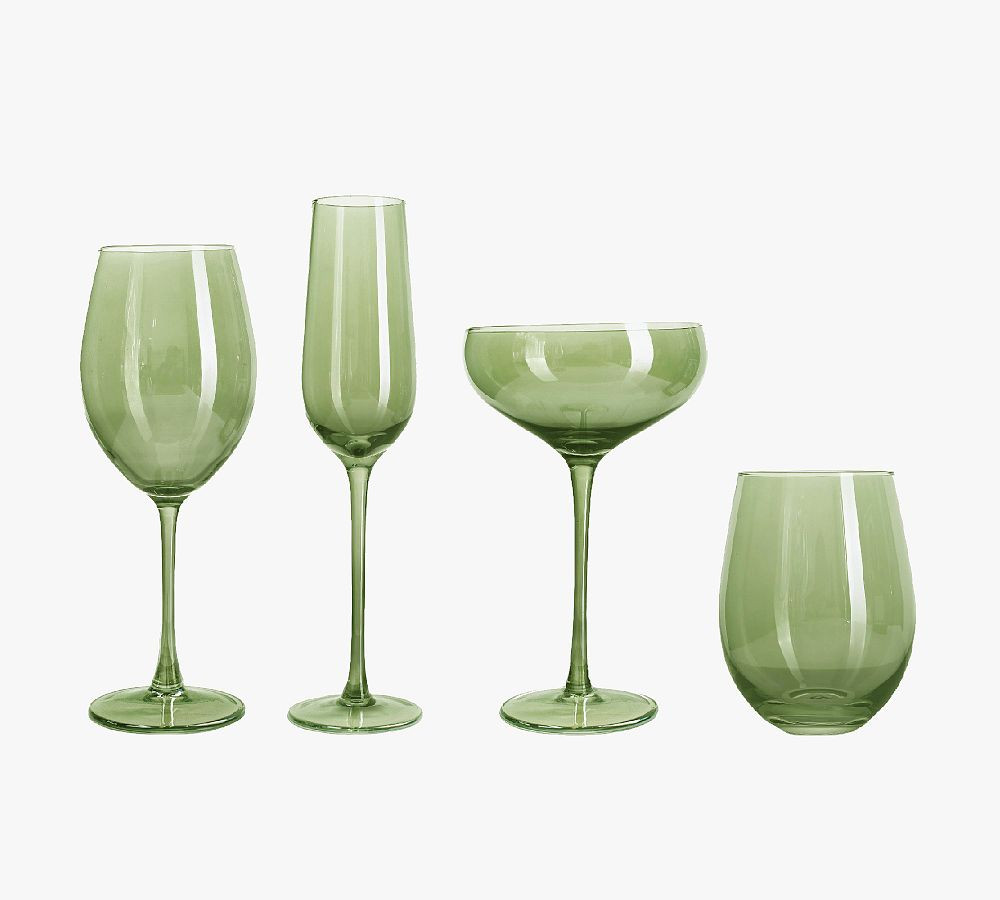Flora Wine Glasses, Set of 4 | Pottery Barn (US)