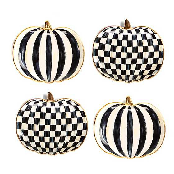 Courtly Pumpkin Plates - Set of 4 | MacKenzie-Childs