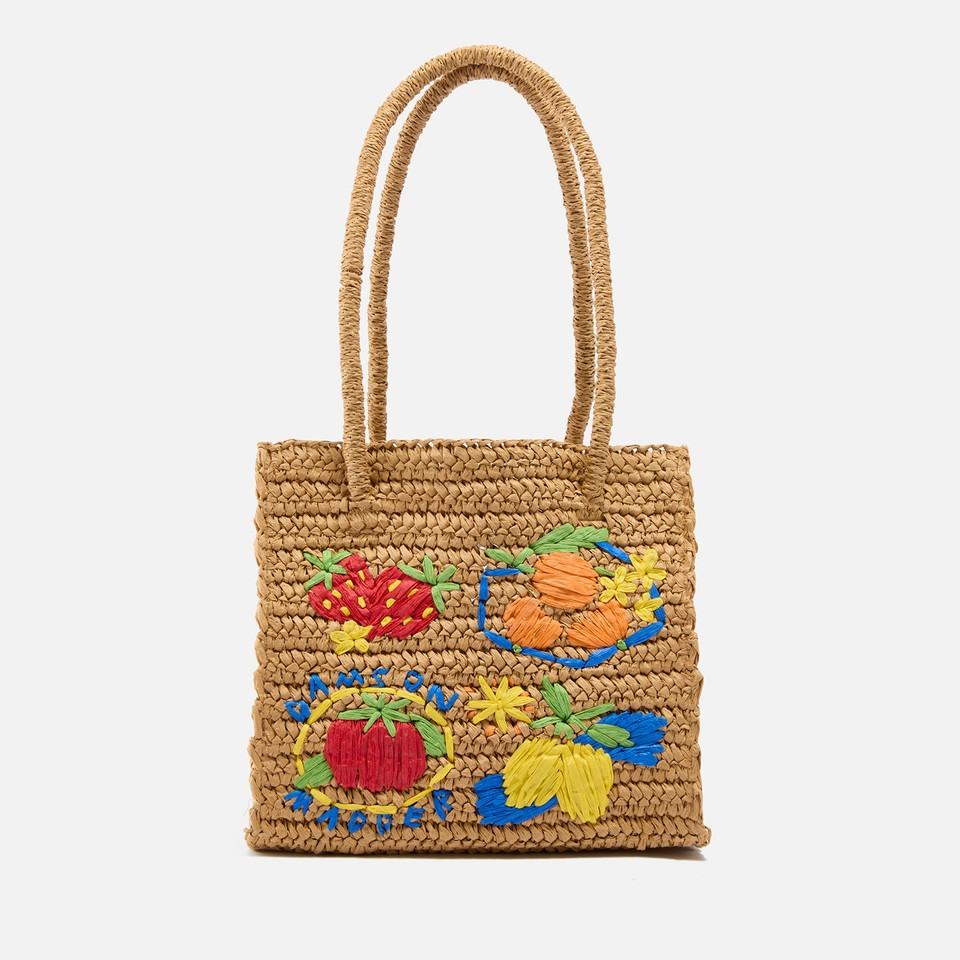 Damson Madder Fruity Straw Tote Bag | Mybag.com (Global) 