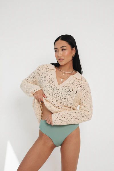 Malta Crochet Pullover | Luca + Grae 