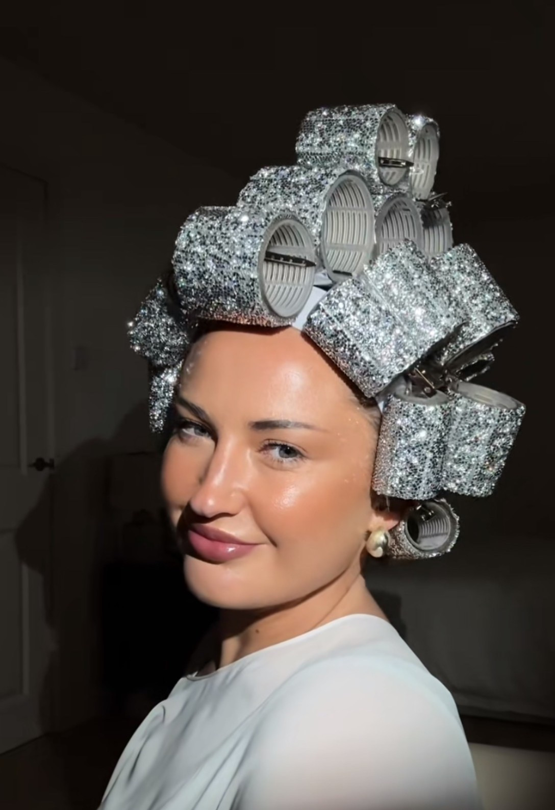 Rollers are milk and blush! The travel set, kitchen roll and the gem stone tape is linked 🪩🪩

#LTKautumn