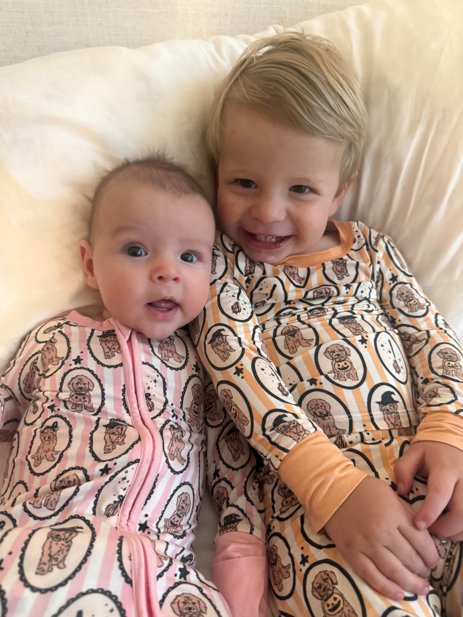 Matching Halloween kids pajamas are my new favorite 🎃 featuring their pups

#LTKHalloween