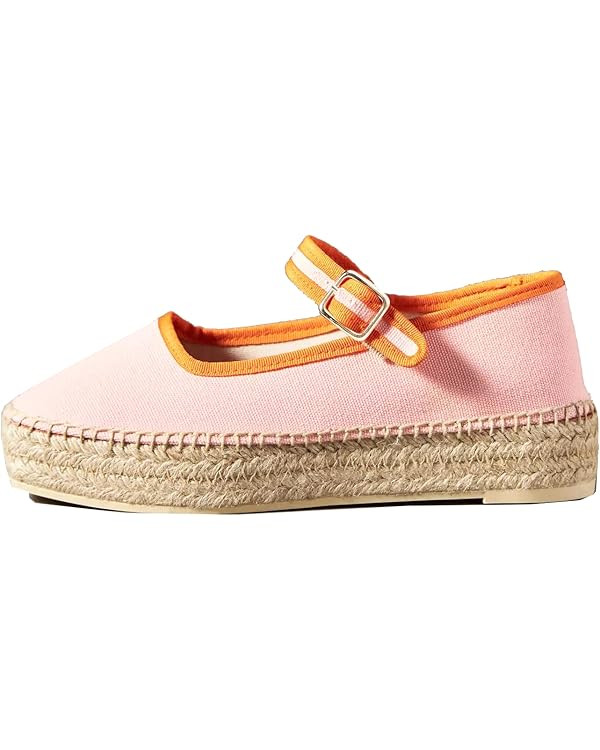 Women's Mary Jane Espadrilles Woven Espadrille Outsole Canvas Summer Flats | Amazon (US)