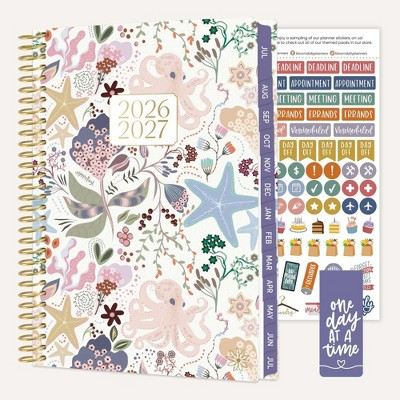 bloom daily planners 2026-2027 Academic Planner, 5.5" x 8.25", Soft Cover, Seaside Whimsy | Target