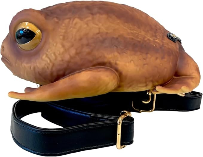 Brown Tan Rain Frog Toad Mini Backpack Bag Witch Frog Cottagecore Goblincore Cute Aesthetic | Amazon (US)