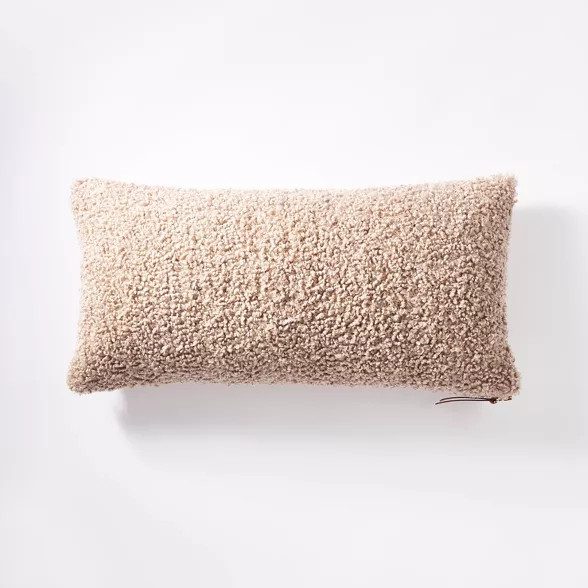 Boucle Throw Pillow with Exposed Zipper - Threshold™ designed with Studio McGee | Target