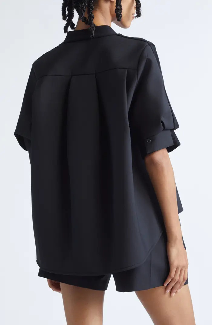 Suiting Mixed Media Cardigan | Nordstrom