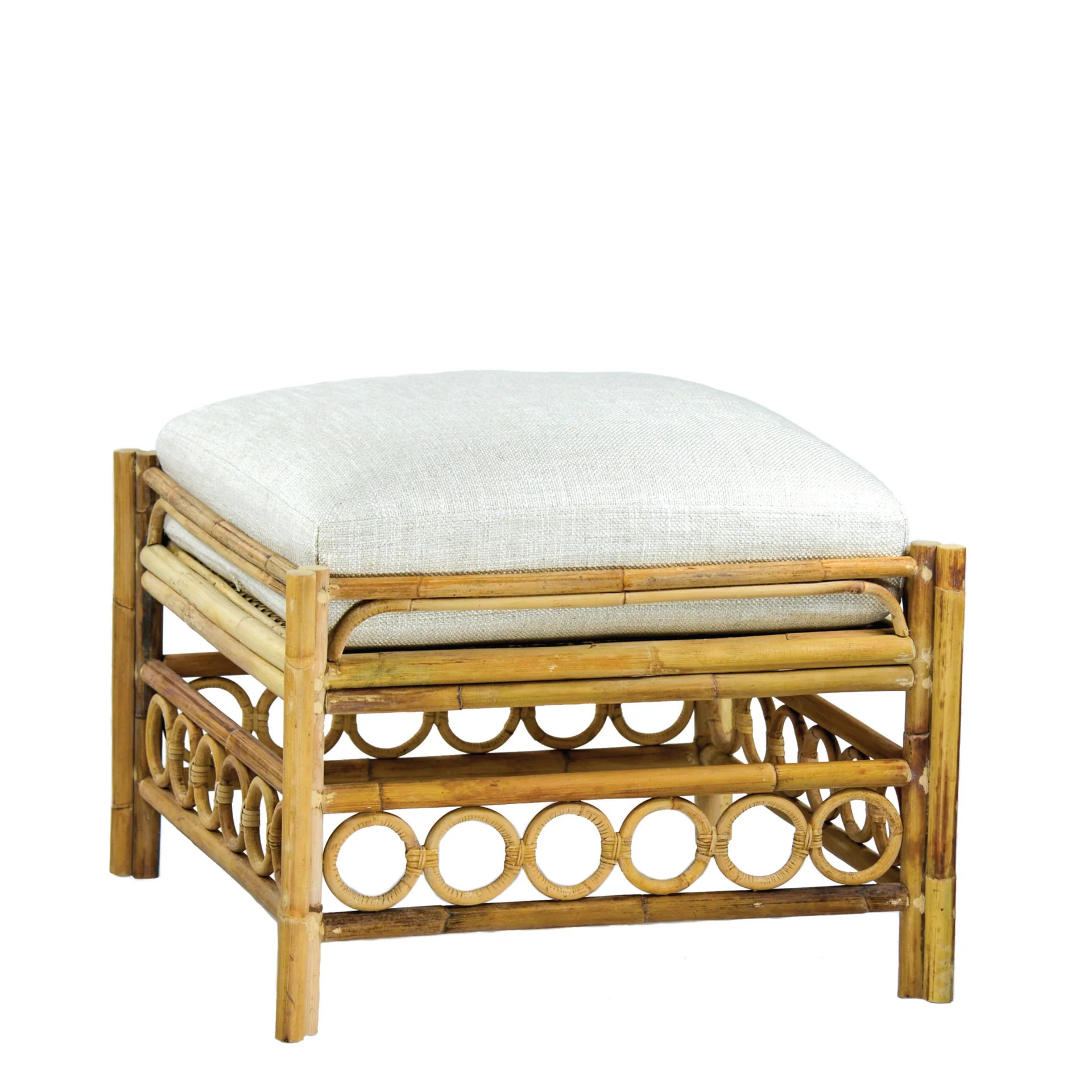 Compass Ottoman - Clear Coat | Gorgeous Living