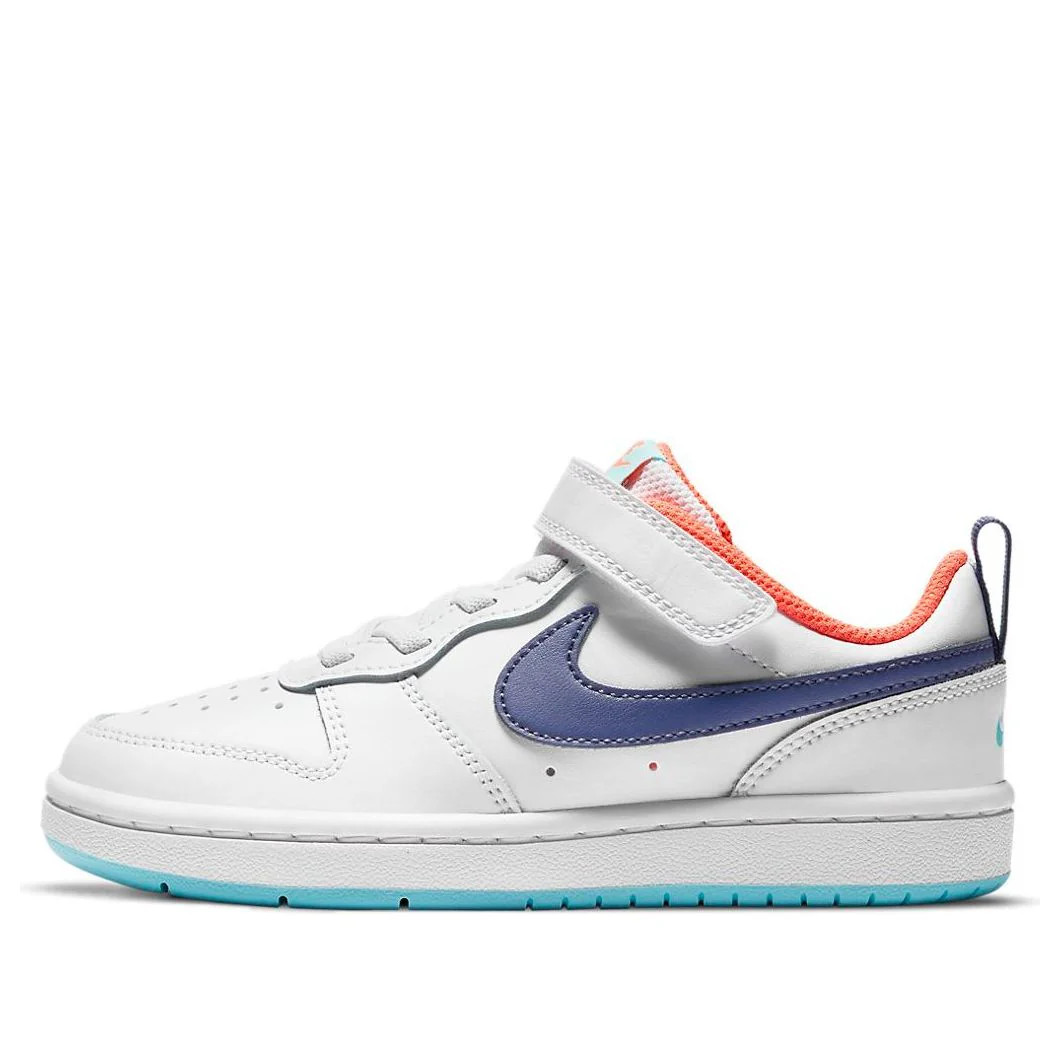 Nike(PS) Nike Court Borough Low 2 'White Dark Purple Dust' | KICKS CREW