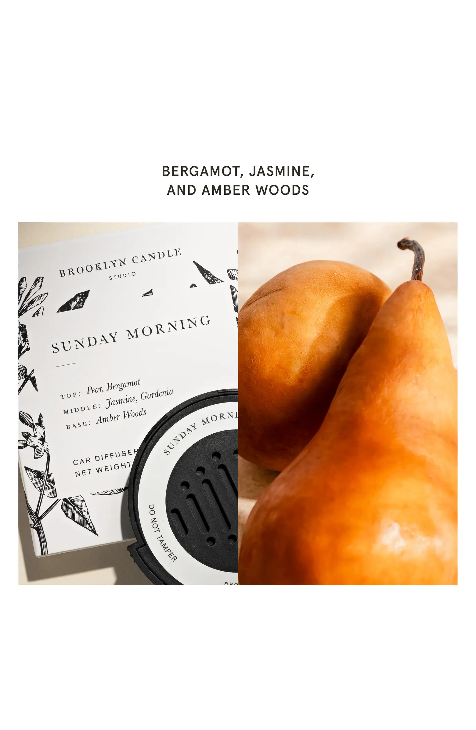 PURA x Brooklyn Candle Studio Sunday Morning Car Fragrance Diffuser Set | Nordstrom | Nordstrom