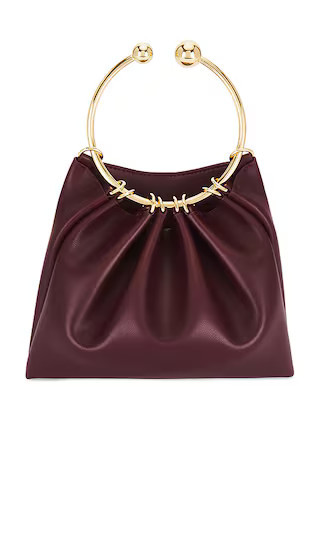 VERAFIED Ring Handle Bag in Burgundy. | Revolve Clothing (Global)