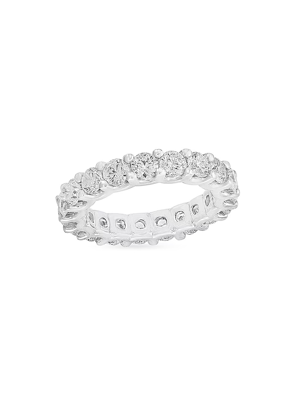 14K White Gold & 3.35 TCW Diamond Eternity Ring | Saks Fifth Avenue