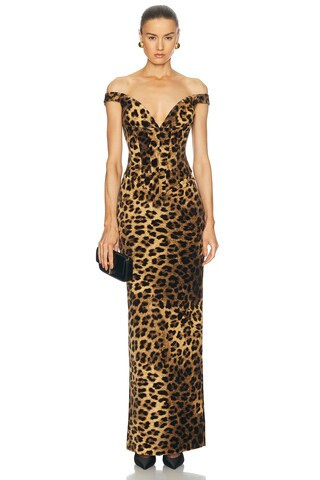 The New Arrivals by Ilkyaz Ozel Shakti Dress in Brown | FWRD 