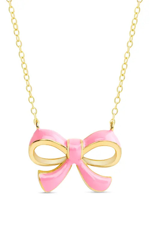 Lily Nily Bow Pendant Necklace in Gold at Nordstrom | Nordstrom