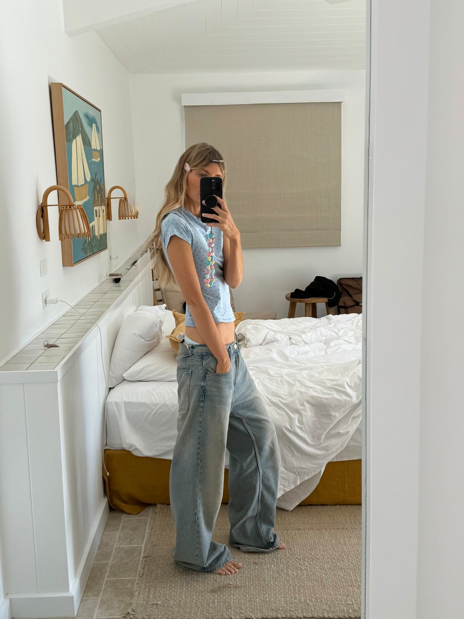 Skims baby tshirt and oversized jeans for the win 

#LTKwinter #LTKtravel #LTKaustralia