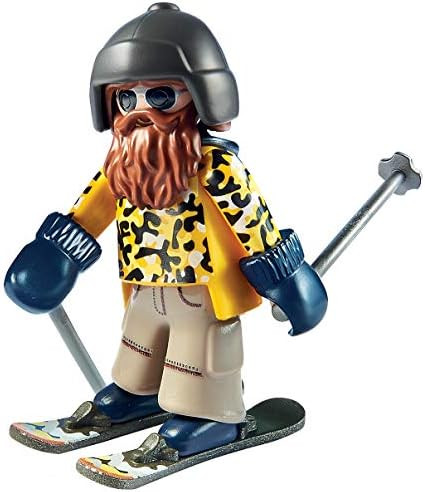 PLAYMOBIL Skier with Poles Building Set | Amazon (US)