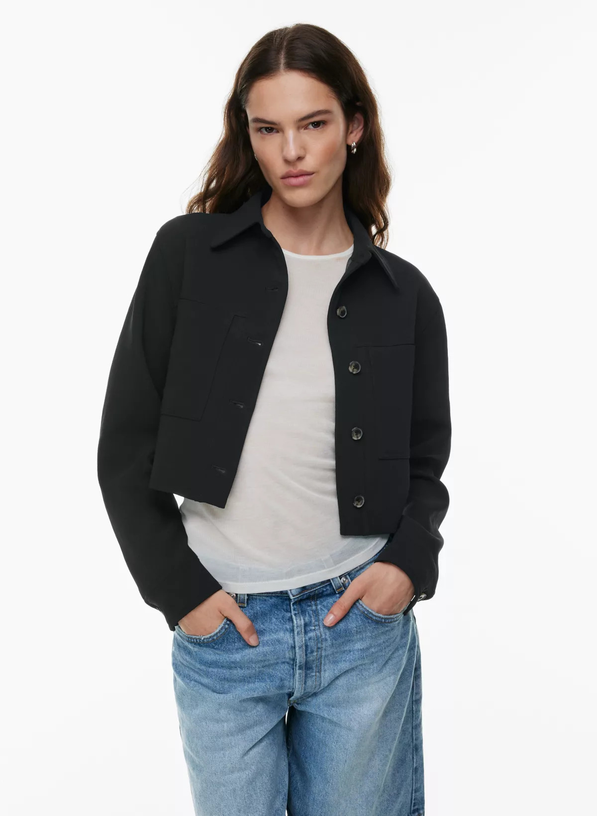 LITTLE CROPPED JACKET | Aritzia