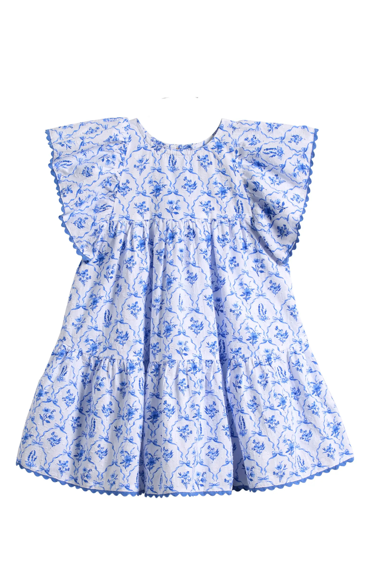 Kids' Floral Frill Babydoll Dress | Nordstrom