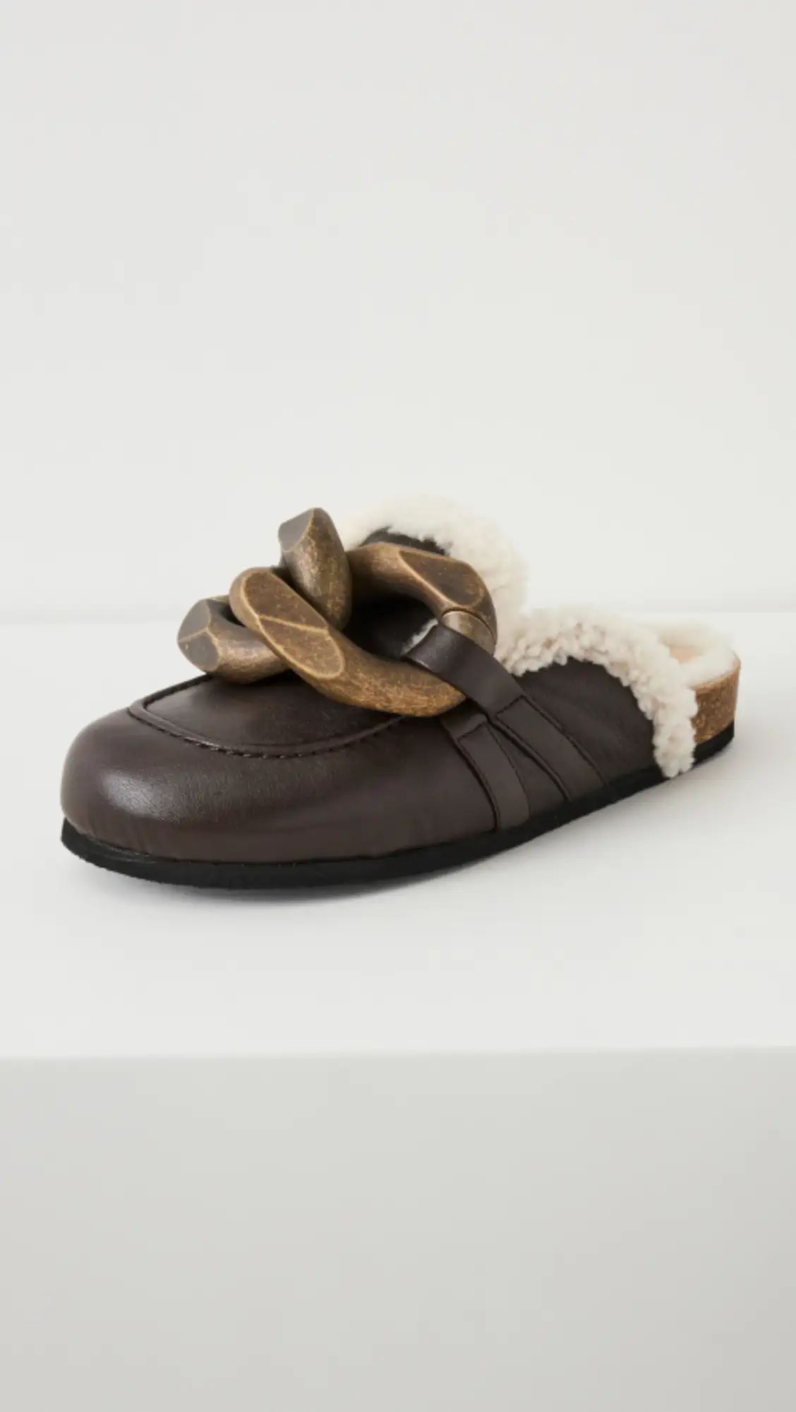JW Anderson Shearling Chain Loafers | Shopbop | Shopbop