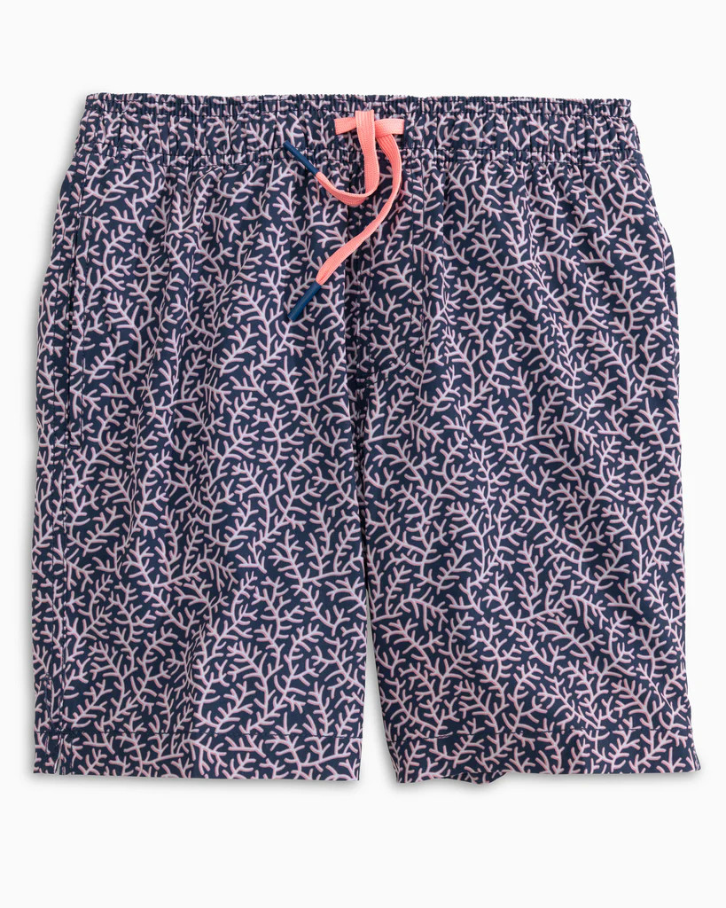 Boys Coral Life Swim Trunk | Southern Tide
