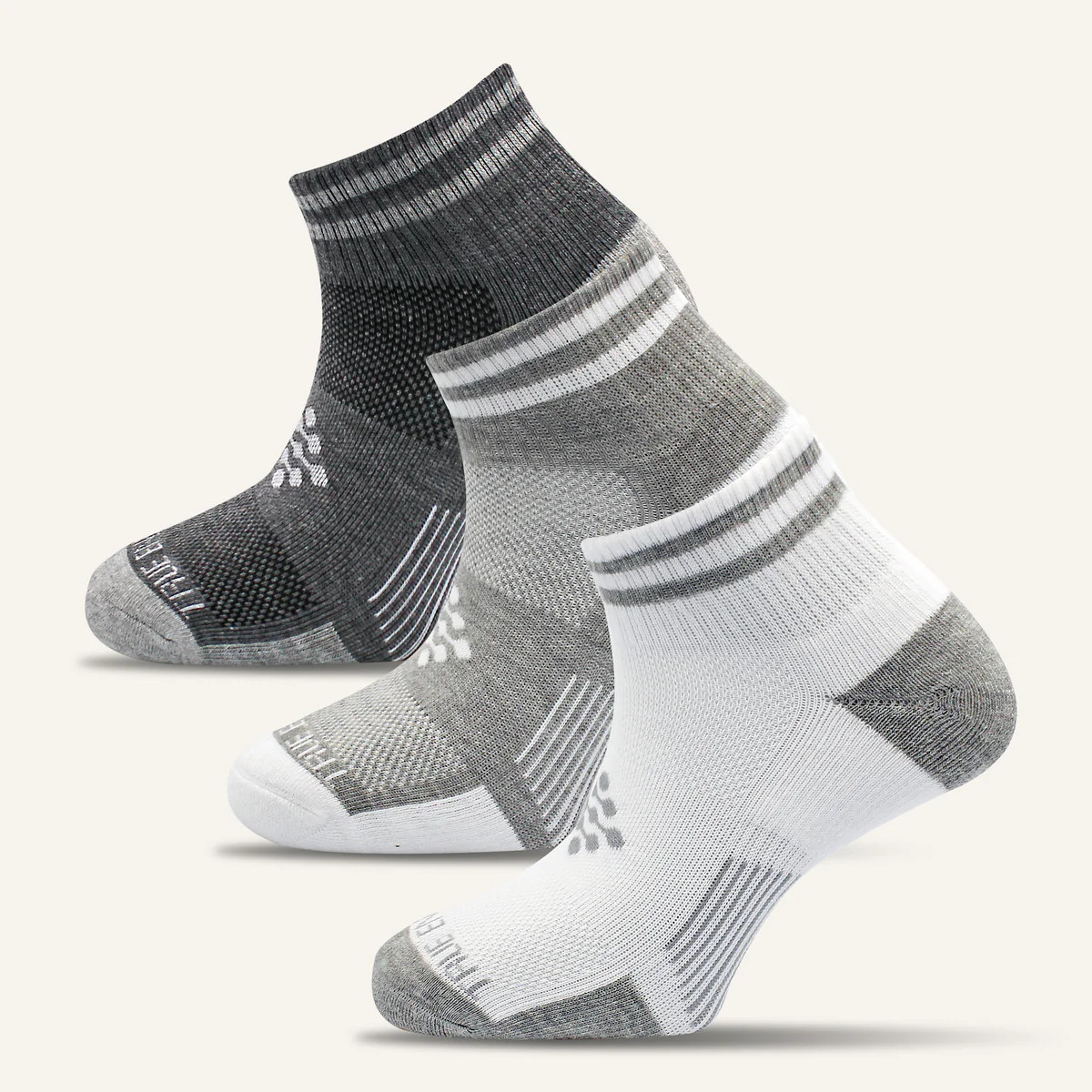 Women's Athletic Quarter Socks- 3 Pair | TRUEENERGY Socks