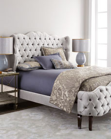 Pantages Queen Tufted Bed | Horchow