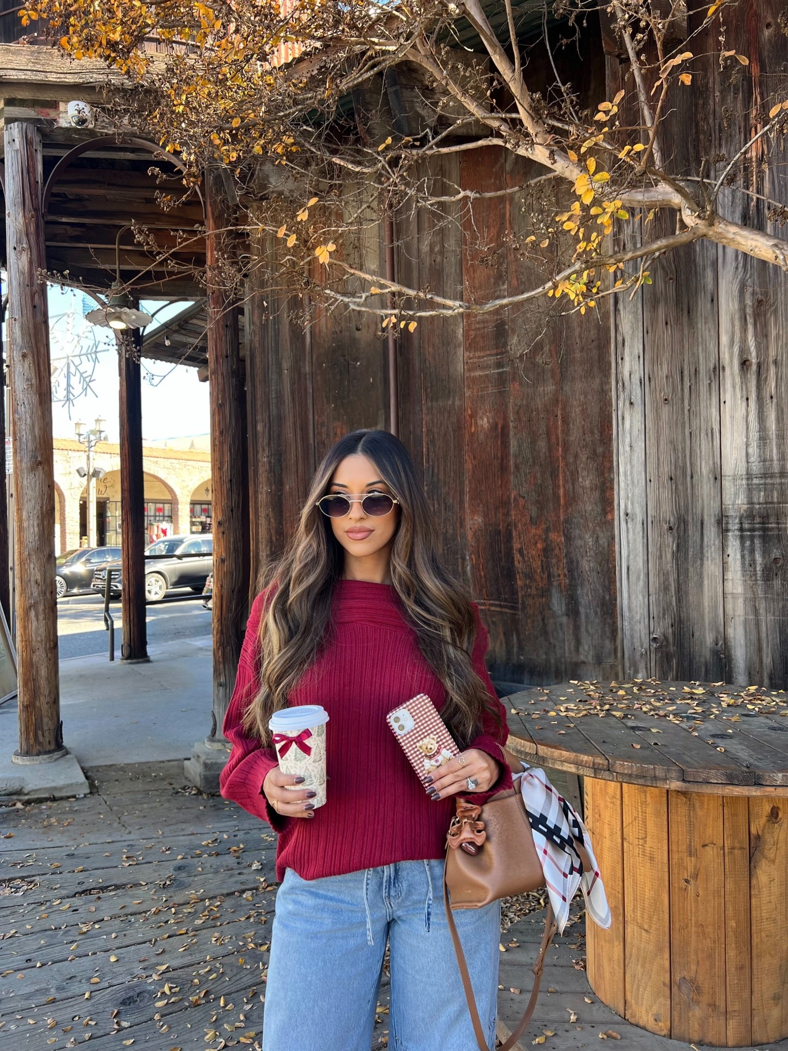 Bear inspired coffee date outfit 🧸❤️🎄

#LTKGiftGuide #LTKgrwm #LTKHoliday