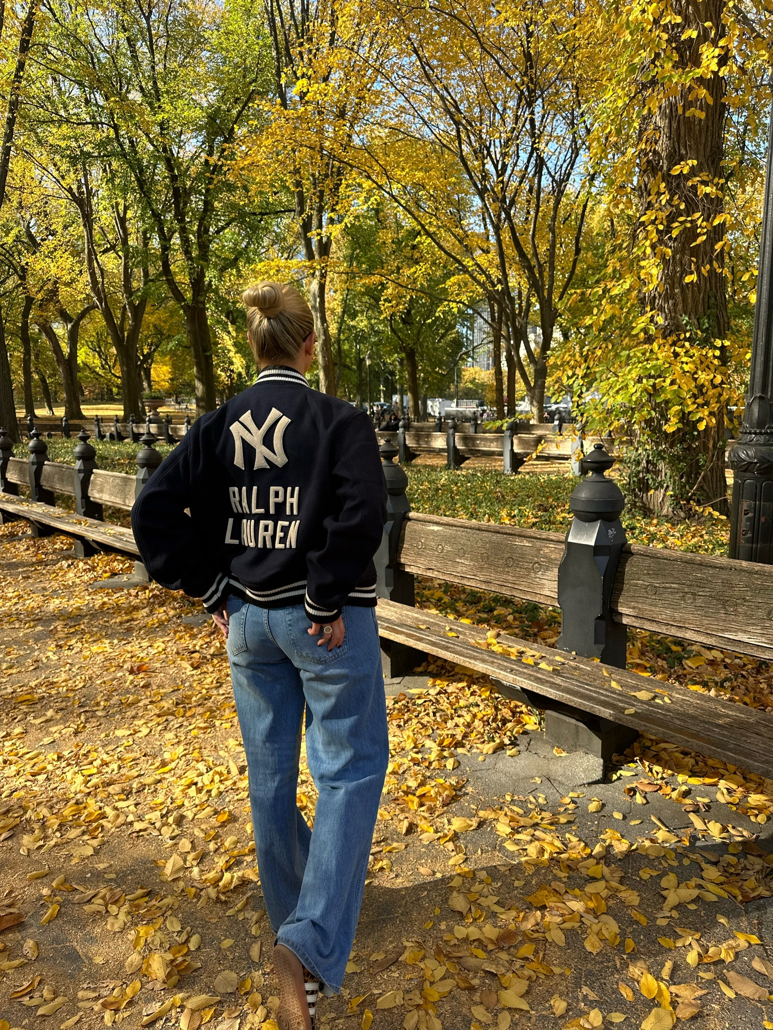 in honor of the yankees playing in the world series! #yankees #ralphlauren #fall #baseballjacket #bomberjacket #fallfashion

#LTKGiftGuide