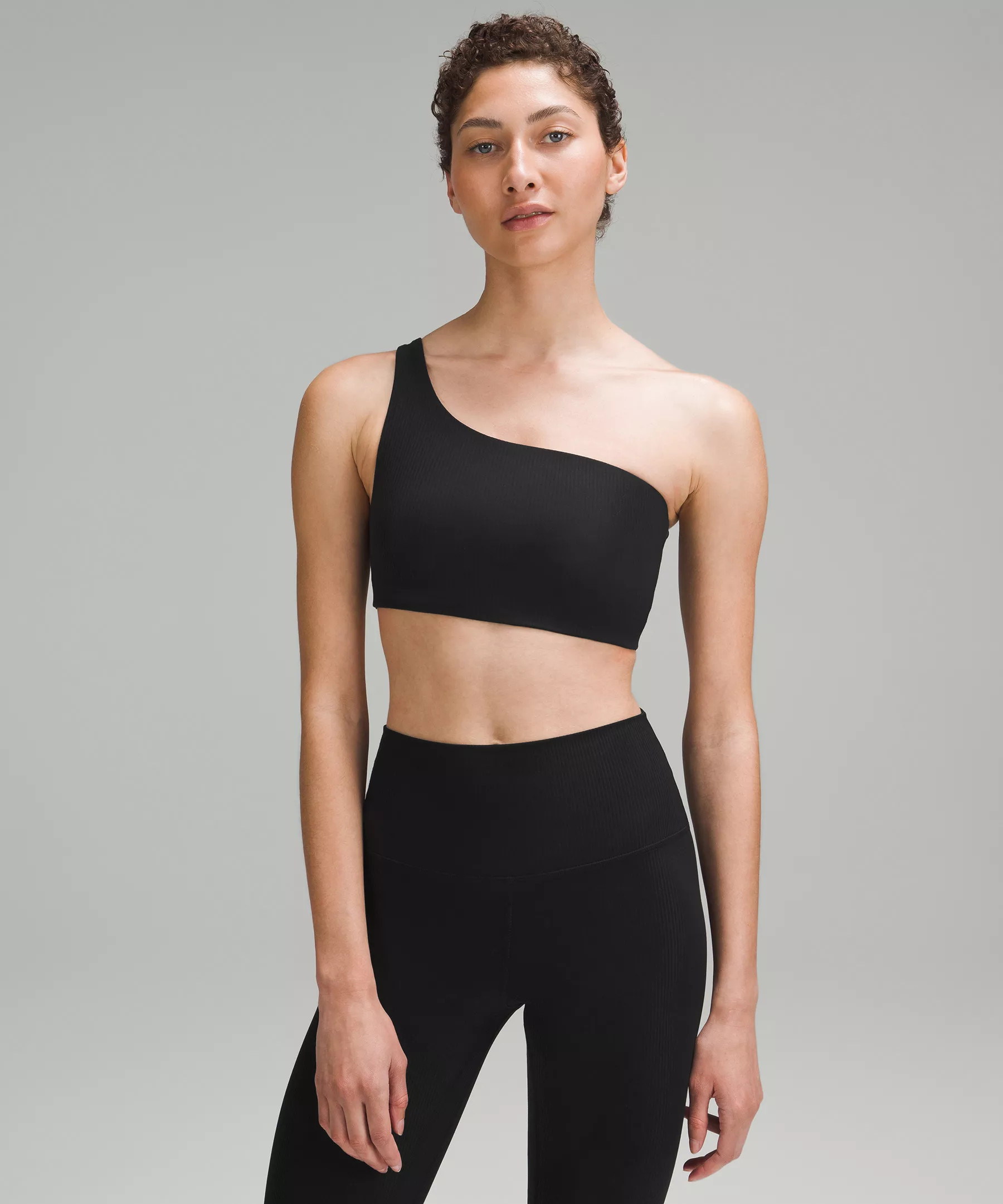 Ribbed Nulu Asymmetrical Yoga Bra Light Support, A/B Cup | Lululemon (US)
