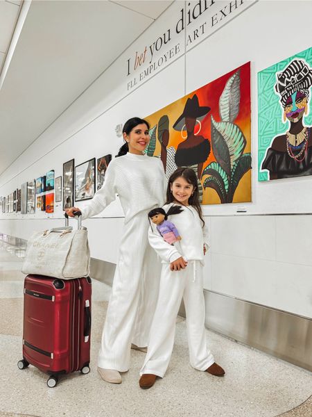 Traveling in style 🤍🤍 Mommy and me family matching white travel comfortable outfits from Amazon! 

#LTKtravel #LTKfamily #LTKfindsunder50