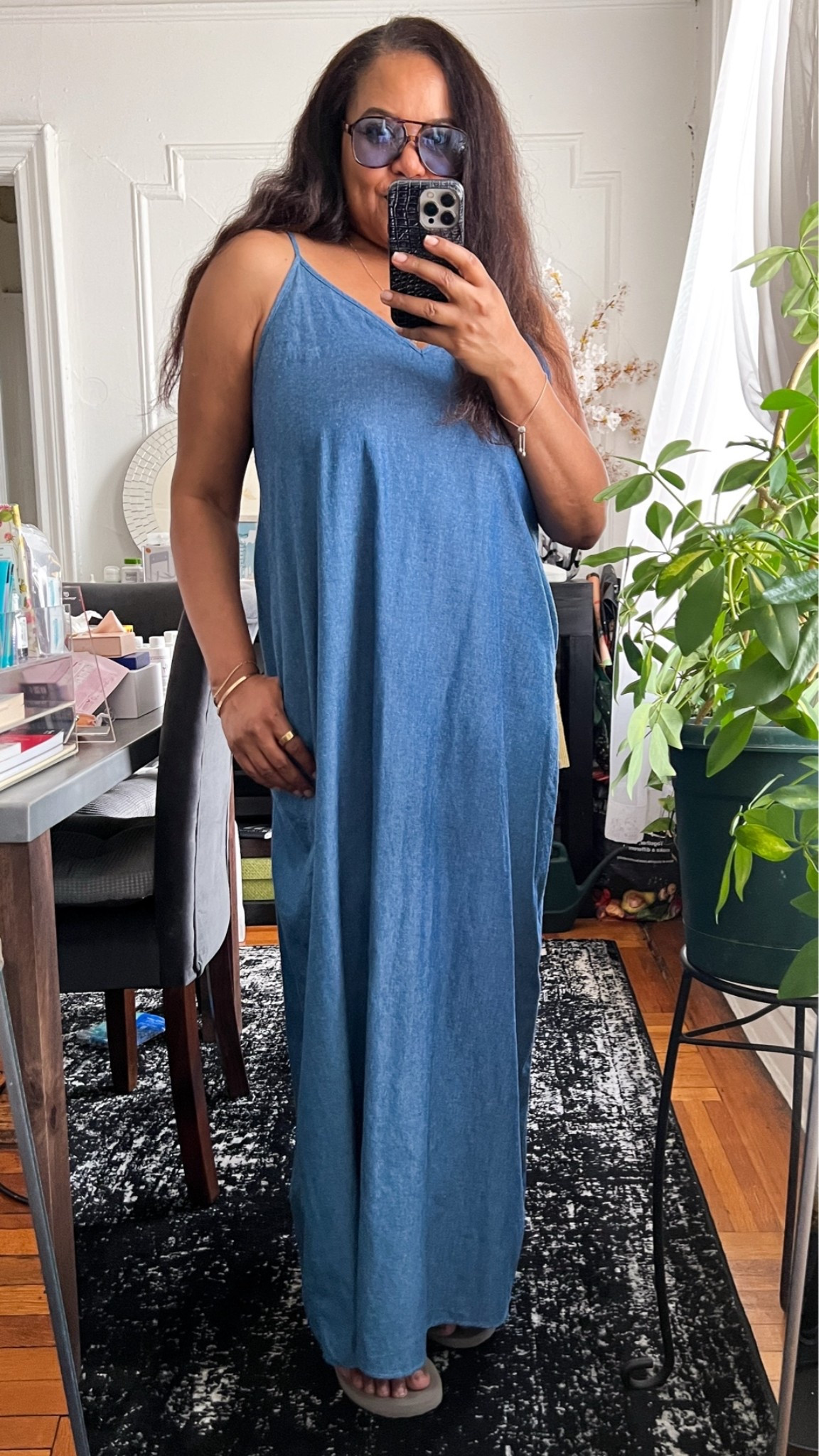 summer dresses, summer outfit over 40, maxi dress, denim dress, denim maxi dress, maxi dress with pockets  #ltktall #ltkootd

#LTKMidsize #LTKOver40 #LTKSeasonal