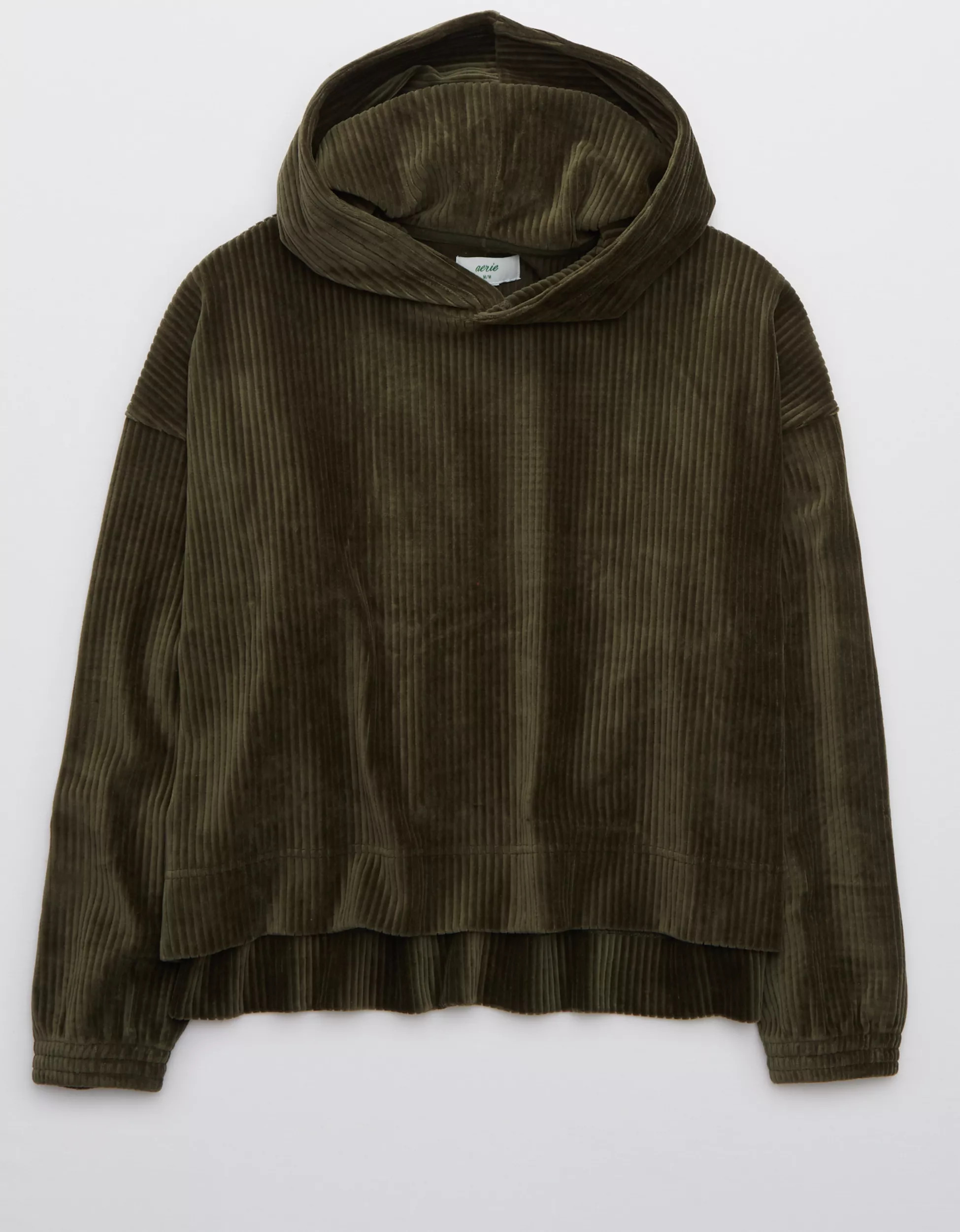 Aerie Groove-On Velour Hoodie | American Eagle Outfitters (US & CA)