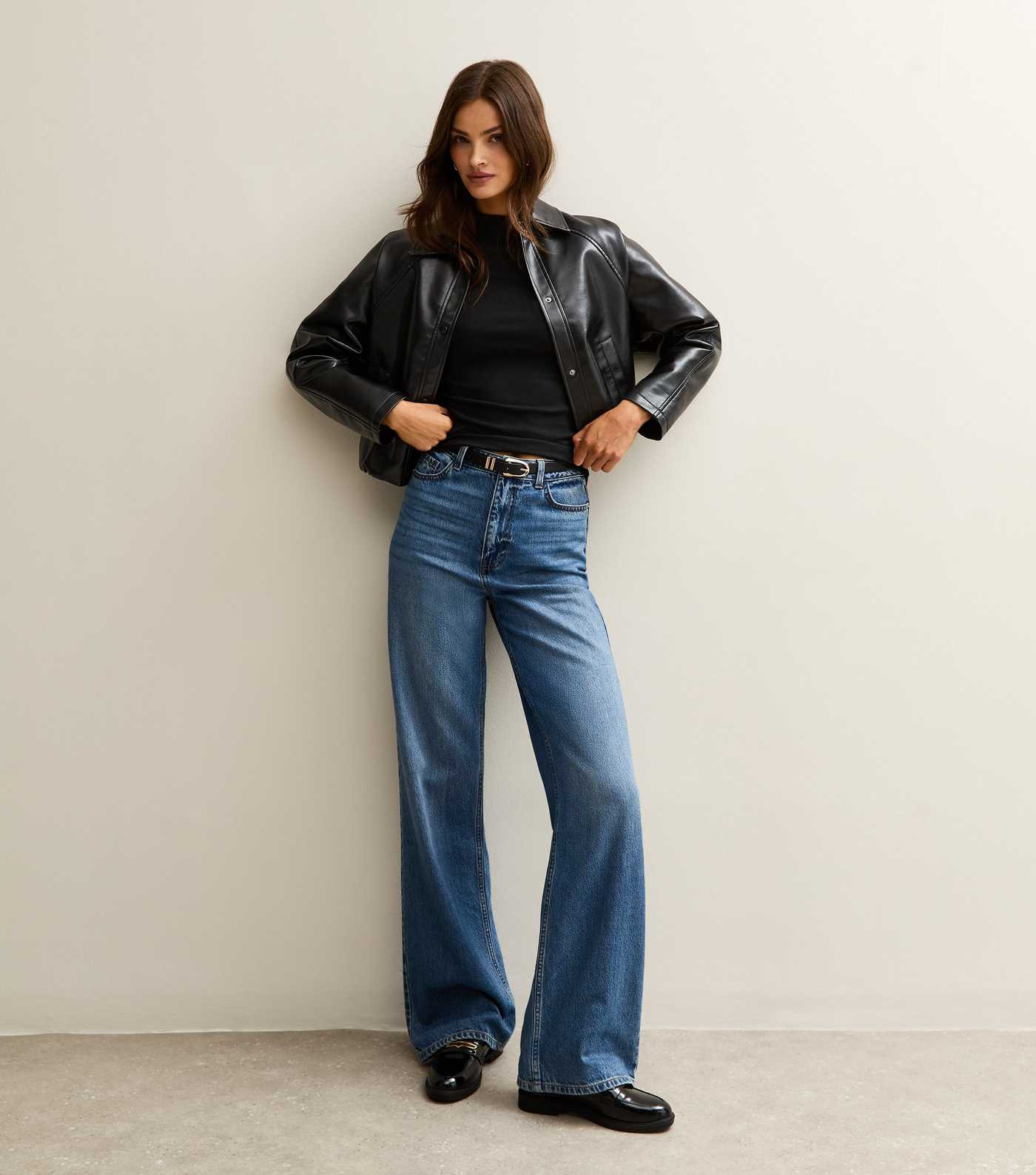 Tall Black High Neck Long Sleeve Top | New Look | New Look (UK)