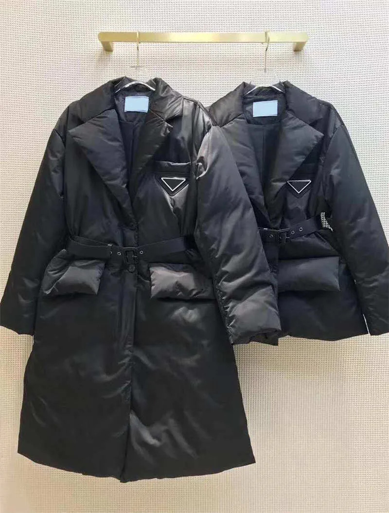 Winter Jacket Womens Down Parkas Long Coat Puffer Lady Slim Women Jackets With Letter Budge Sequi... | DHGate