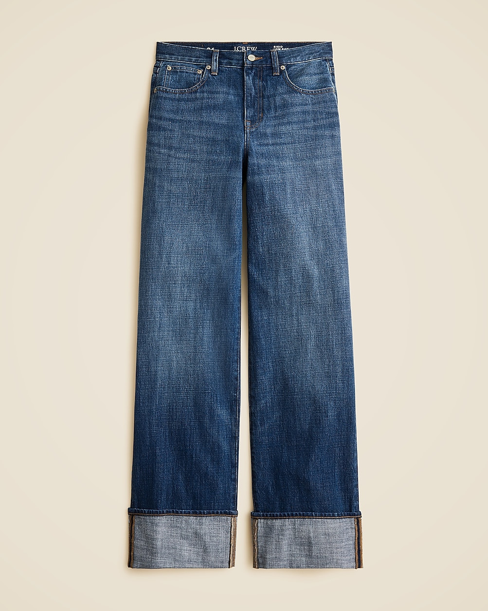 Cuffed lower-rise wide-leg jean | J. Crew US