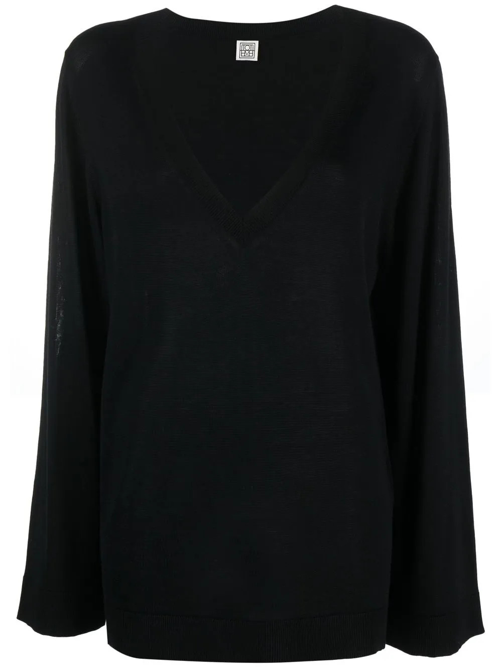 V-neck knitted jumper | Farfetch Global